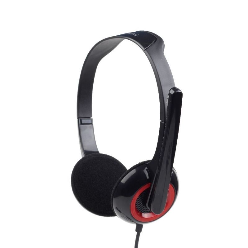 Casti cu microfon -  dimensiune medie, black Gembird 'MHS-002'