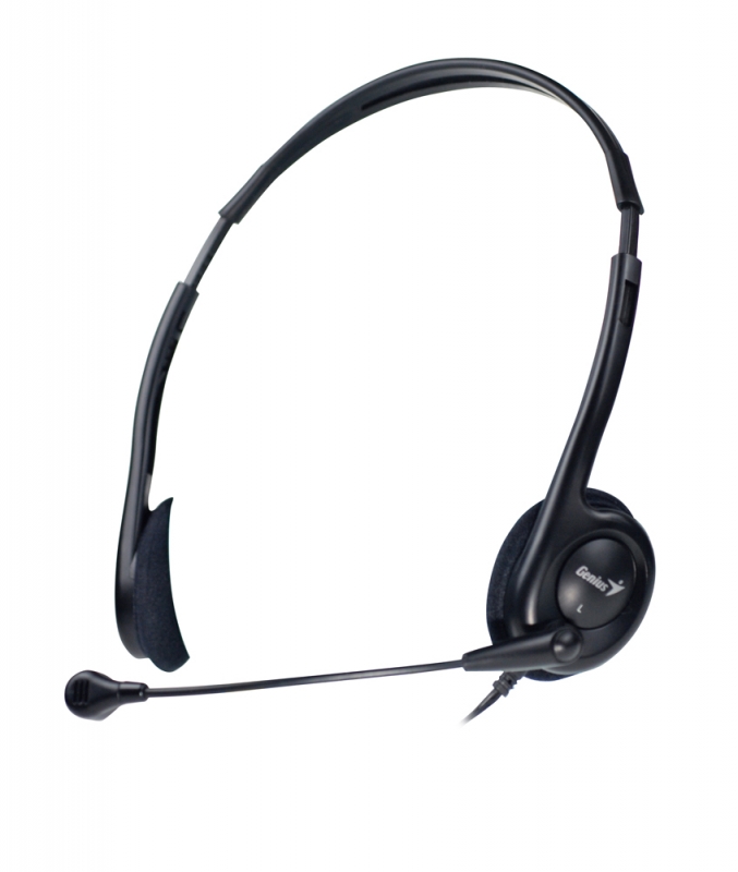 Casti GENIUS   'HS-200C' + microfon '31710151100' (include timbru verde 0.01 lei)
