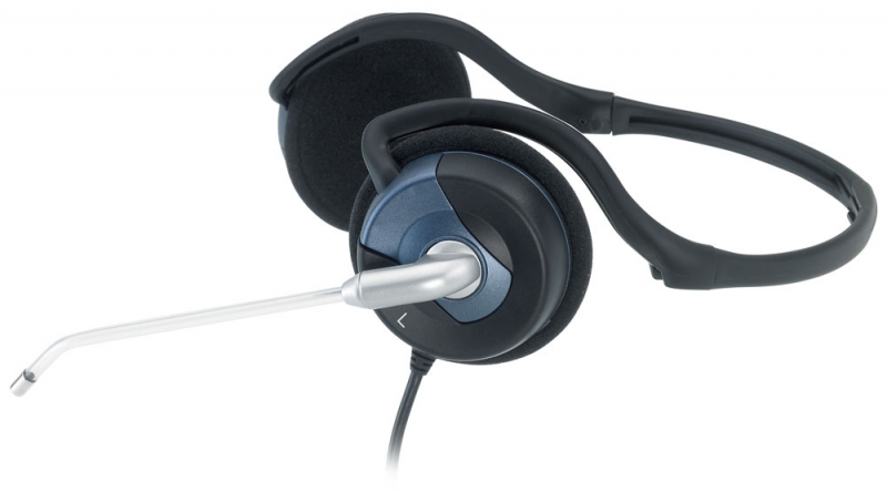 Casti GENIUS   'HS-300N' + microfon, design pliabil '31710146100' (include timbru verde 0.01 lei)