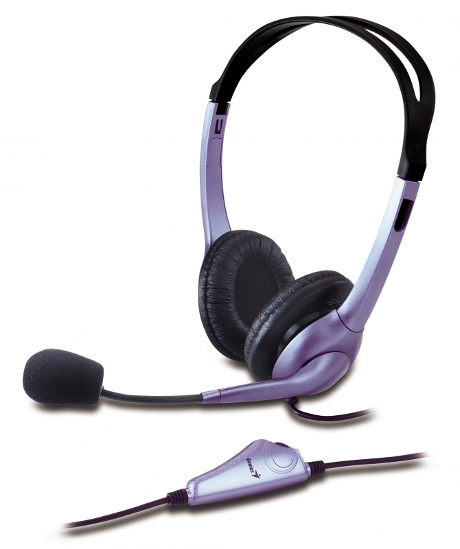 Casti GENIUS  'HS-04S' + microfon noise cancelling '31710025100' (include timbru verde 0.01 lei)