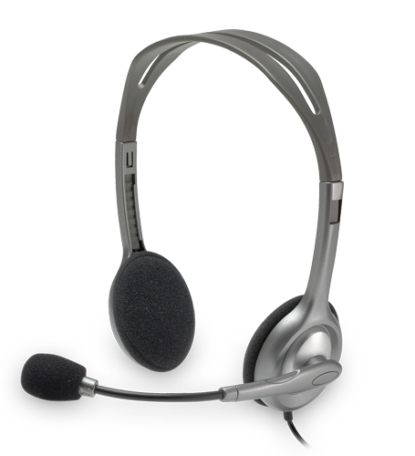 Casti Logitech  'H110' Stereo Headset with Microphone '981-000271'  (include timbru verde 0.01 lei)