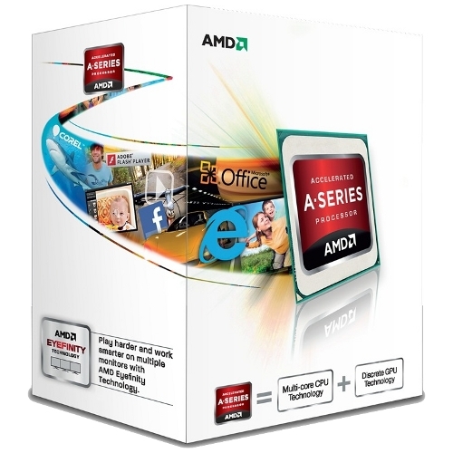 CPU AMD skt FM2 A4  X2 6300 3.90/3.70GHz, 1MB cache,  65W, BOX 'AD6300OKHLBOX'
