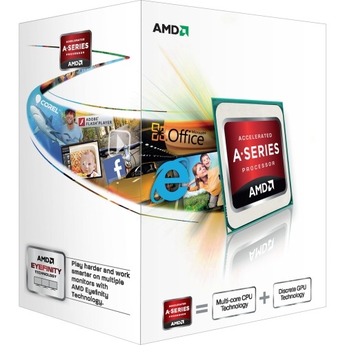 CPU AMD skt FM2 A6  X2 6400K 4.10/3.90GHz, 1MB cache,  65W, BOX 'AD640KOKHLBOX'