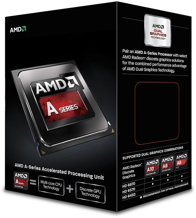 CPU AMD skt FM2 A6  X2 6420K 4.20/4.00GHz, 1MB cache,  65W, BOX 'AD642KOKHLBOX'