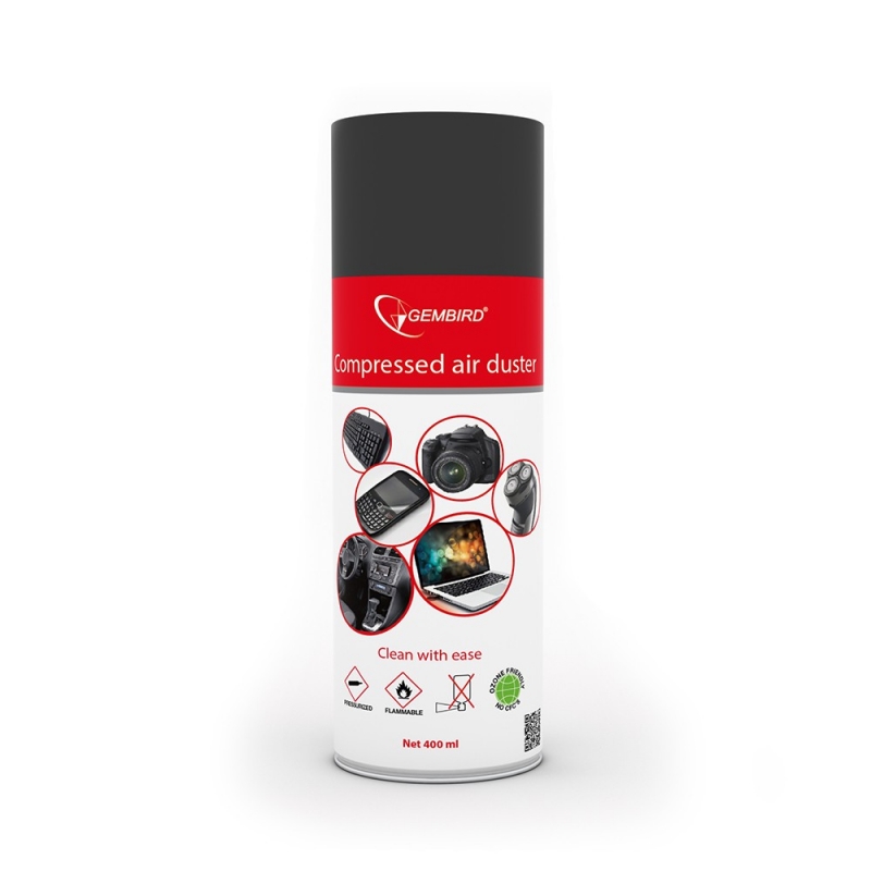 Spray curatare cu aer comprimat, 400 ml, Gembird (non-flammable), 400 ml, 'CK-CAD3'