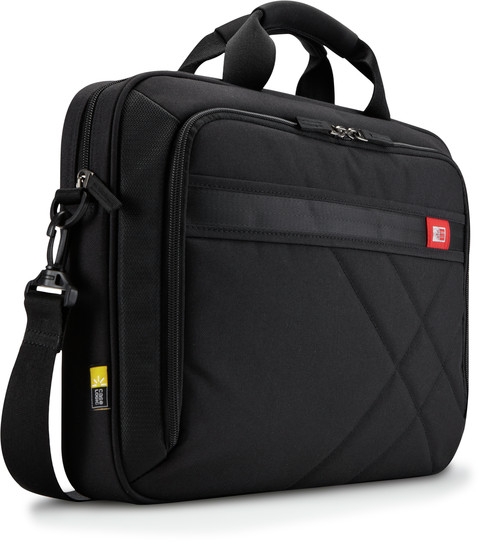 Geanta laptop 15.6' Case Logic, buzunar interior 10.1', buzunar frontal, poliester, black 'DLC115'
