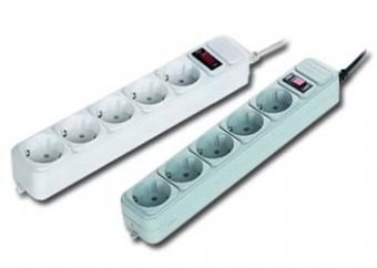 Priza cu protectie - prelungitor 5 prize, 4.5m  Gembird 'SPG3-B-15C'