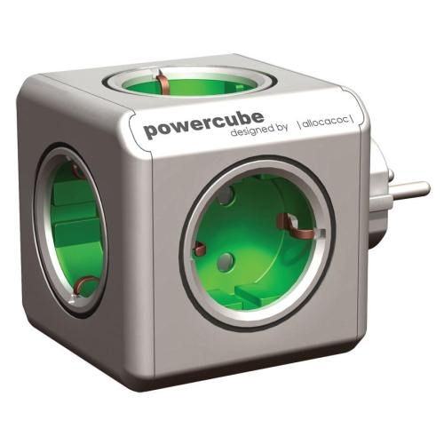 Fisa sub forma de cub, 5 cai Schuko, Allocacoc