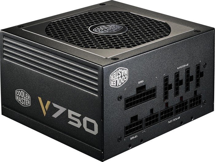 SURSA COOLER MASTER V750 v2, 750W (real), fan 120mm, 80 Plus Gold, 4x PCI-E (6+2), 8x S-ATA, modulara 'RS750-AFBAG1-EU'