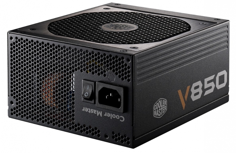 SURSA COOLER MASTER V850 v2, 850W (real), fan 120mm, 80 Plus Gold, 6x PCI-E (6+2), 9x S-ATA, modulara 'RS850-AFBAG1-EU'