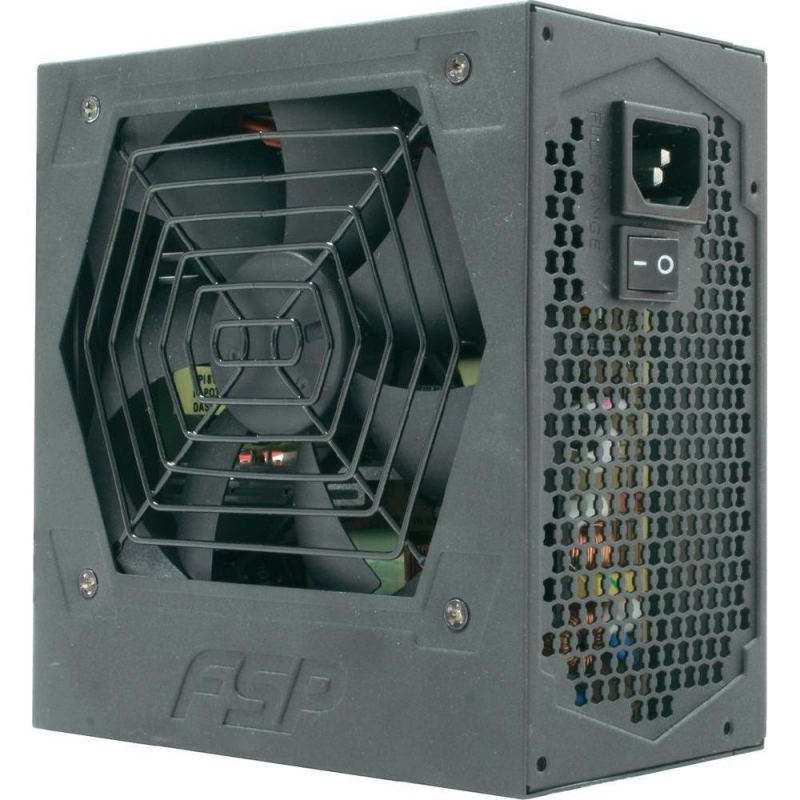 SURSA  FORTRON HEXA+, 400W real (max. 450W), fan 12cm, 80+ eficienta, fully sleeved, 1x CPU 4+4, 2x PCI-E (6+2), 5x SATA 'HE-400+'