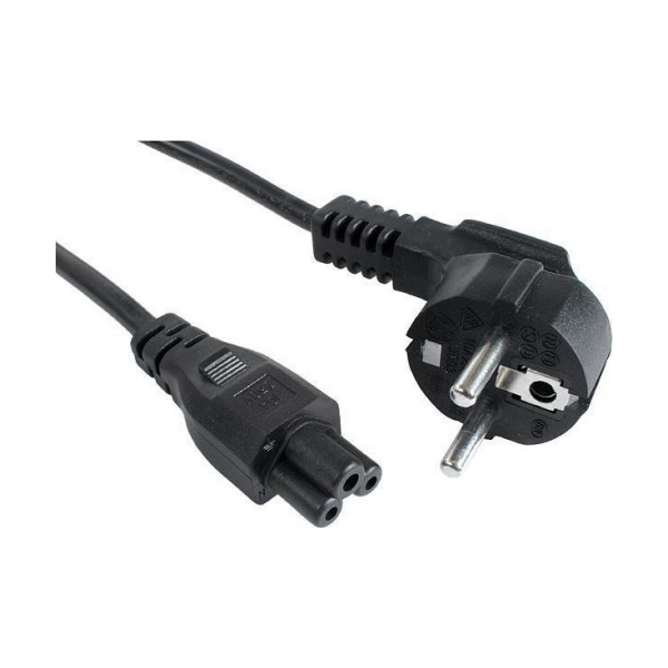 Cablu Alimentare Notebook cu priza Shuko cu impamantare si pini de 4.9mm, lungime cablu: 1.8m, bulk, Negru, GEMBIRD (PC-186-ML12)
