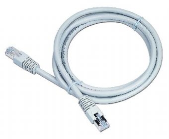 Cablu UTP Patch cord cat. 6, conectori 2x 8P8C, lungime cablu: 7.5m, ecranat, mufe turnate, bulk, Alb, GEMBIRD (PP6-7.5M)