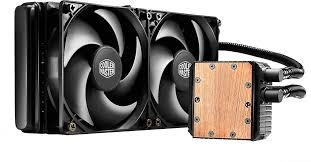 COOLER CPU LICHID COOLER MASTER   Seidon 240V, universal, soc. LGA 2011(3)/1366/115x/775/FMx/AMx, radiator 273x27 mm, 2x Silencio FP 120mm (160K ore), 800~2400 RPM 'RL-S24V-24PK-R1'
