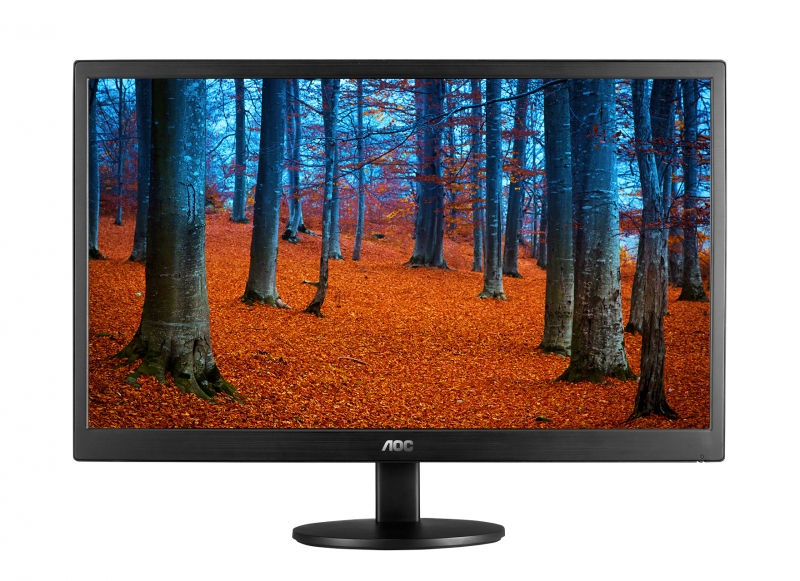 Monitor LED AOC 18.5' Rez. 1366x768, 5ms, Negru (E970SWN)