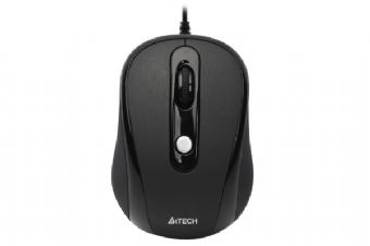 Mouse Optic USB A4TECH V-Track (N-250X-1), Black, wired cu 3 butoane si 1 rotita scroll, rezolutie 1000-2000dpi si cablu 60cm