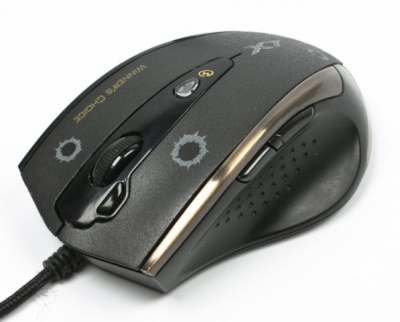 Mouse Optic Gaming USB A4TECH (F3), Black, wired cu 7 butoane si 1 rotita scroll, rezolutie ajustabila peste 2000dpi, Full Speed 1000Hz