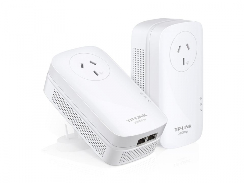 Kit Adaptor Powerline AV2000, Gigabit, priza AC, 2 buc, TP-LINK (TL-PA9020PKIT)