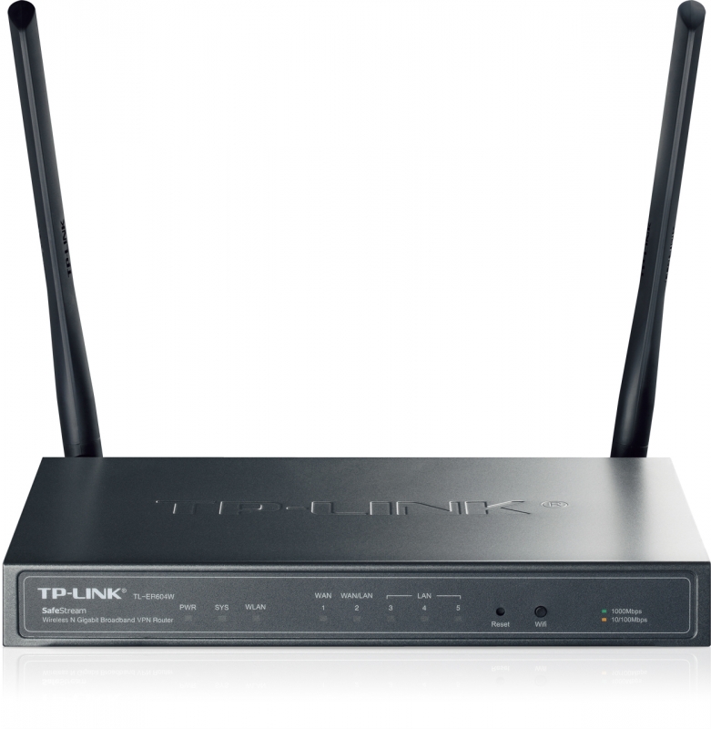 Router SafeStream Wireless N 300Mbps Gigabit Broadband VPN, TP-LINK TL-ER604W
