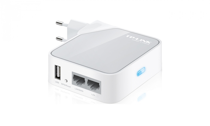 ROUTER WIRELESS  PORTABIL, 1 port WAN, 1 port LAN, 1 port USB, 300Mbps, TP-LINK (TL-WR810N)