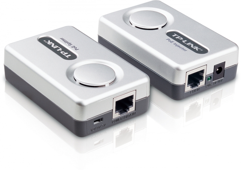 Kit Power Over Ethernet (POE) Injector+Splitter TP-LINK TL-PoE200
