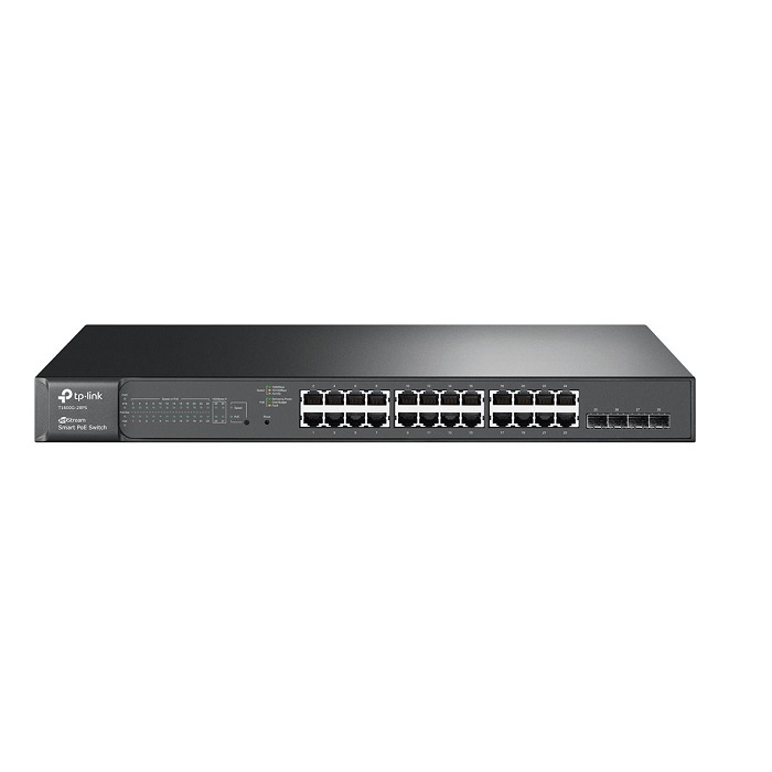 Switch JetStream T1600G-28PS, 24 porturi 10/100/ 1000 Mbps, 4 sloturi SFP