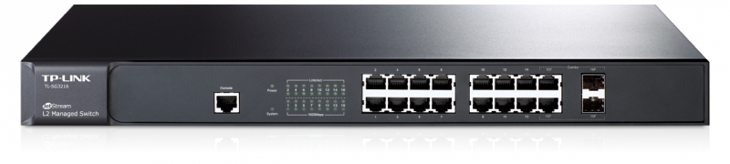 Switch L2 cu management 16 porturi 10/100/1000 TP-LINK TL-SG3216 - doua sloturi SFP