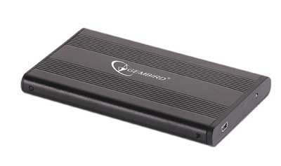 RACK EXTERN 2.5' USB2.0/SATA, aluminiu+plastic, Black, Gembird (EE2-U2S-5)