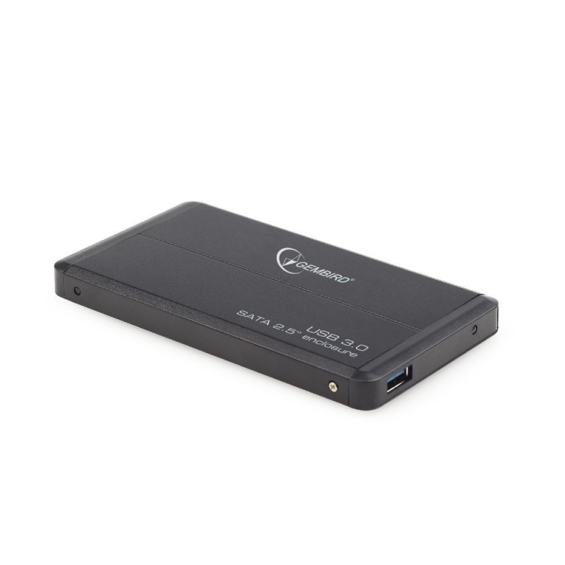RACK EXTERN 2.5' HDD S-ATA TO USB 3.0, black,  GEMBIRD (EE2-U3S-2)