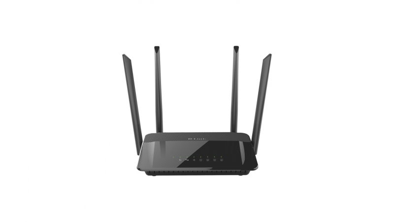 Router 4 port-uri wireless. AC1200, Dual-Band, Gigabit, D-Link (DIR-842)