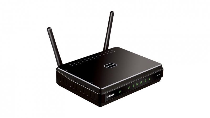 Router 4 port-uri wireless. N300, Fast Ethernet, D-Link (DIR-615)