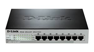 PoE (Power Over Ethernet) Switch Smart  8-port-uri PoE 10/100, D-Link 'DES-1210-08P'