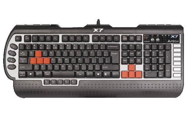 Tastatura gaming USB A4TECH 3x Fast, Black (G800V), wired cu 104 taste si 15 taste multimedia, 1 click pentru a schimba 5 moduri, Full Speed 1000Hz si rezistenta la apa
