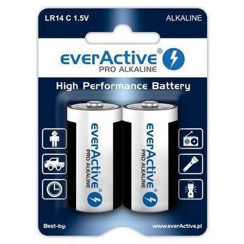 Baterie  Alcalina Pro x2   LR14 C  8000mAh 1.5V Alb