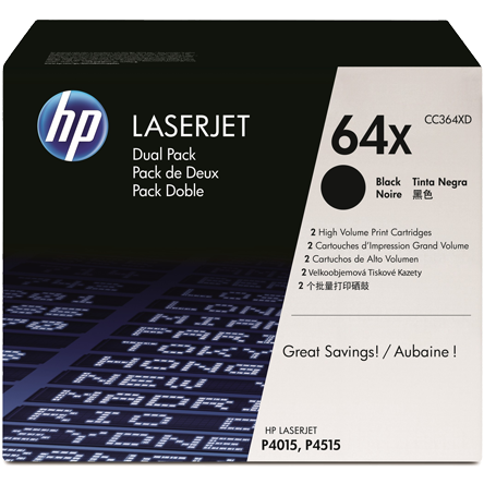 Toner HP negru | 2x24000 pag | LaserJet P4015/P4515