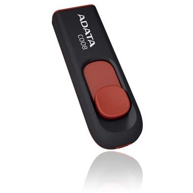 Memorie USB Memorie USB A-Data C008 - 16GB, retractabil, Black