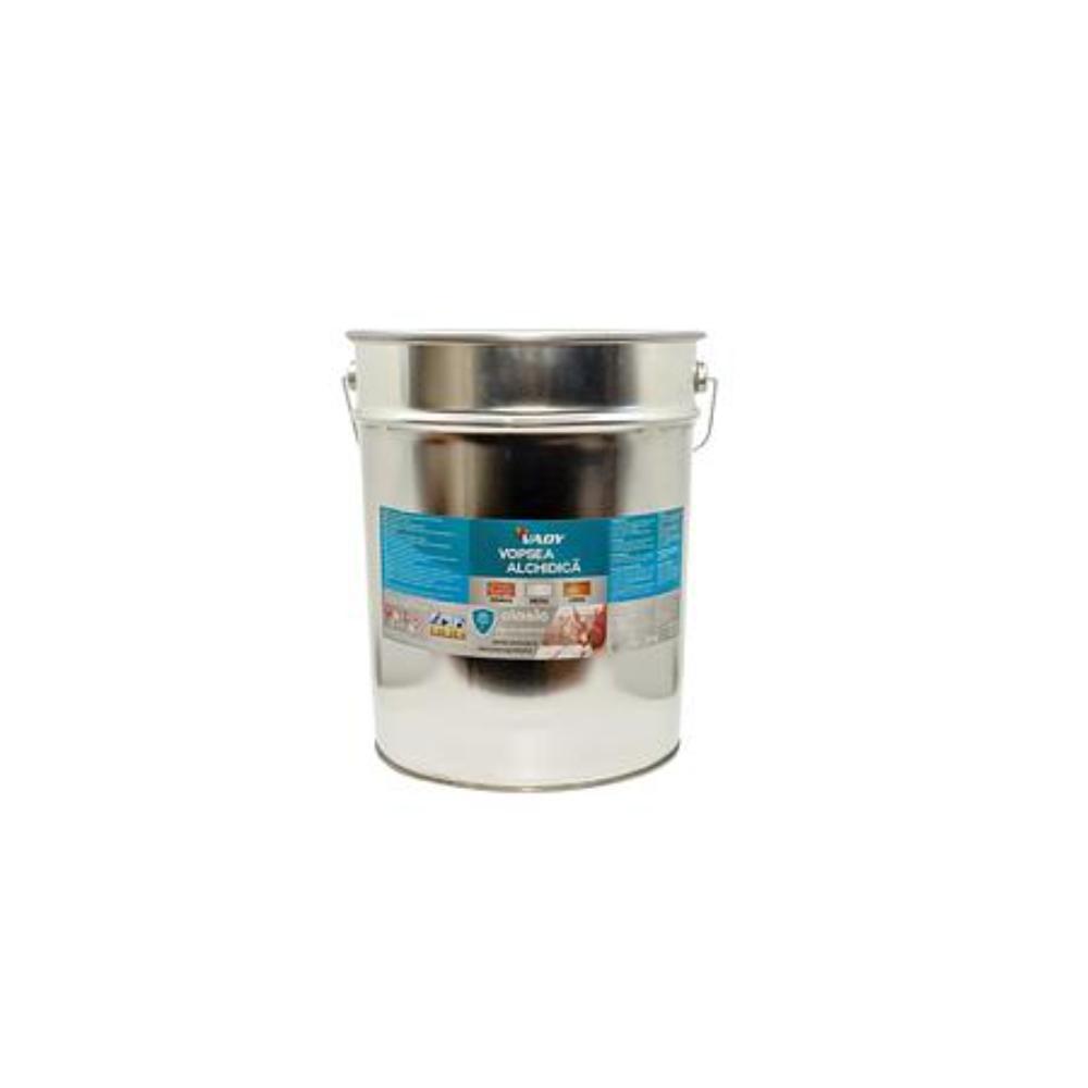 Vopsea alchidica Vady clasic, pentru lemn/metal/zidarie, interior/exterior, gri atracit RAL 7016, 20 kg