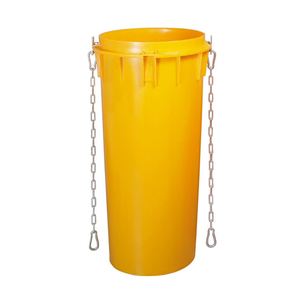 Tub evacuare moloz Energo, galben, polipropilena, diametru 500 mm, inaltime 1100 mm