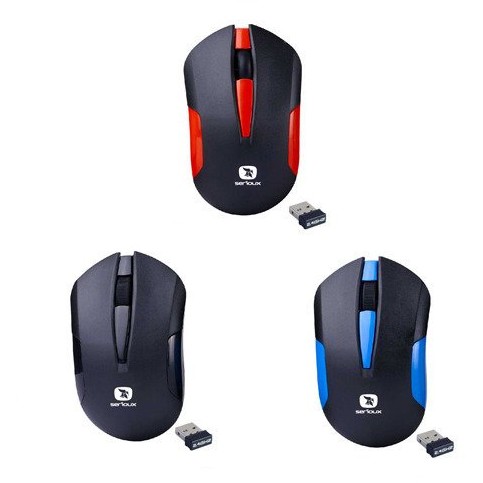 Mouse DRAGO300-BL – Mouse gaming wireless, optic 1000 DPI, 2 butoane + scroll, negru/albastru