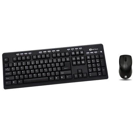 Kit tastatura + mouse Serioux MKM5500, cu fir, multimedia, negru, USB