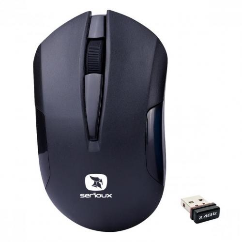 Mouse Serioux wireless Drago 300 1000DPI Negru