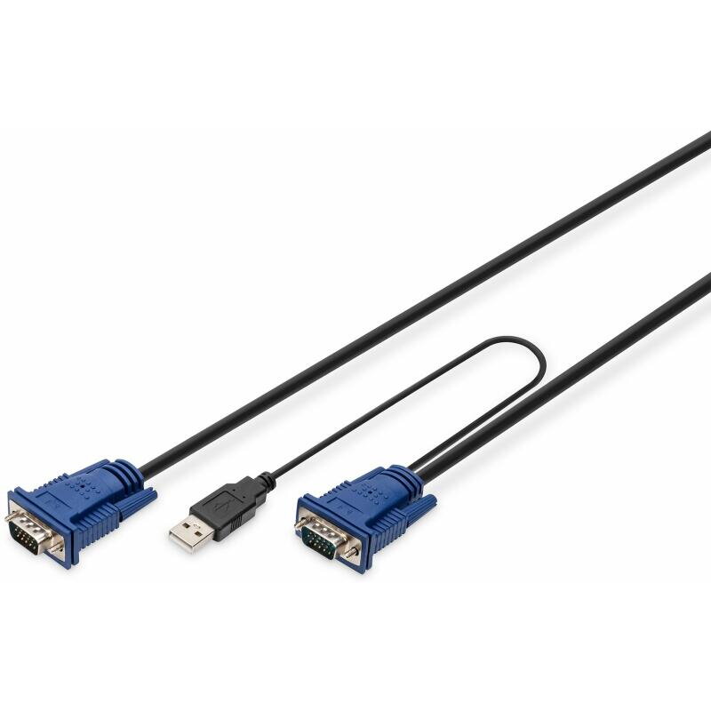 Digitus DS-19231 cabluri KVM Negru 1,8 m