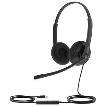 Casti UH34 Lite Dual USB Negru