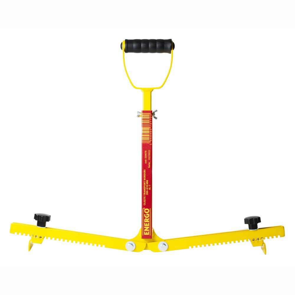 Cleste transport borduri Energo SL-T, otel, galben, lungime 520 mm