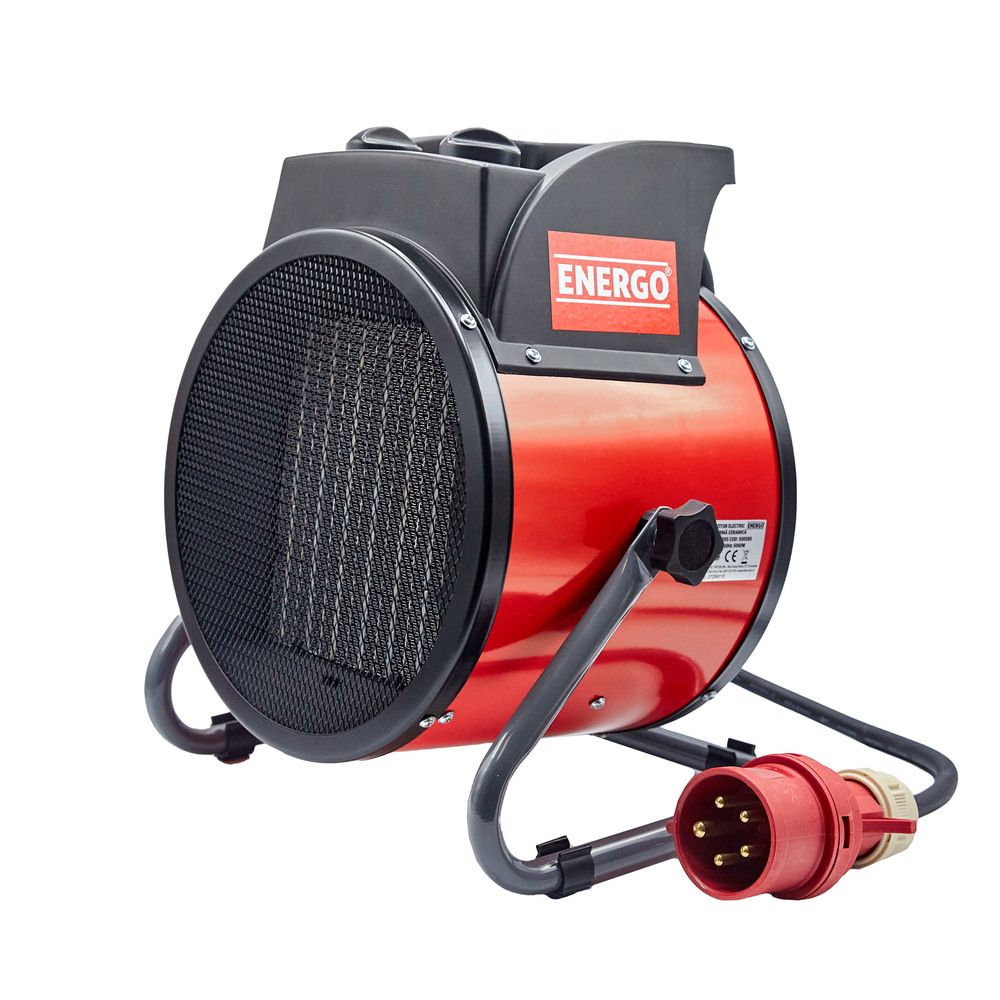 Aeroterma ceramica electrica Energo AE05, 588 m³/h, 2+1 trepte, 5000 W