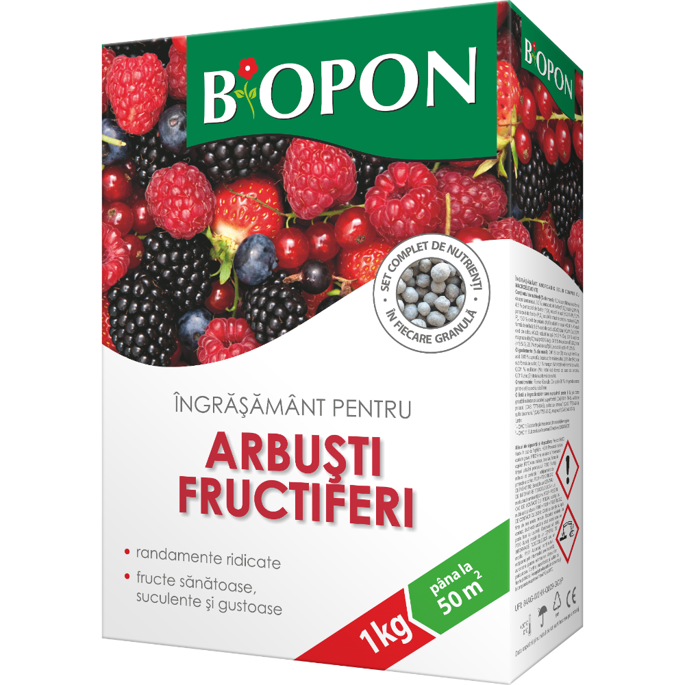 Ingrasamant pentru arbusti fructiferi Biopon, 1 kg