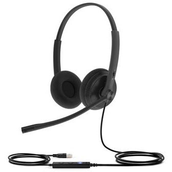 Casti UH34 Lite Dual USB Pro Teams Negru