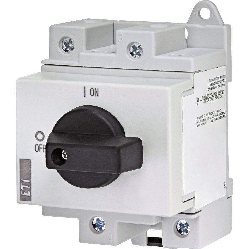 Separator de sarcina pentru panouri fotovoltaice 0-1 32A Eti 004660062