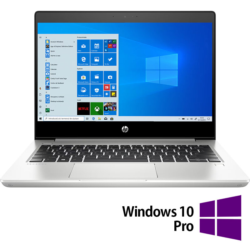Laptop Refurbished ProBook 430 G6 FHD 13.3 inch Intel Core i5-8265U 8GB 256GB SSD Windows 10 Pro Silver