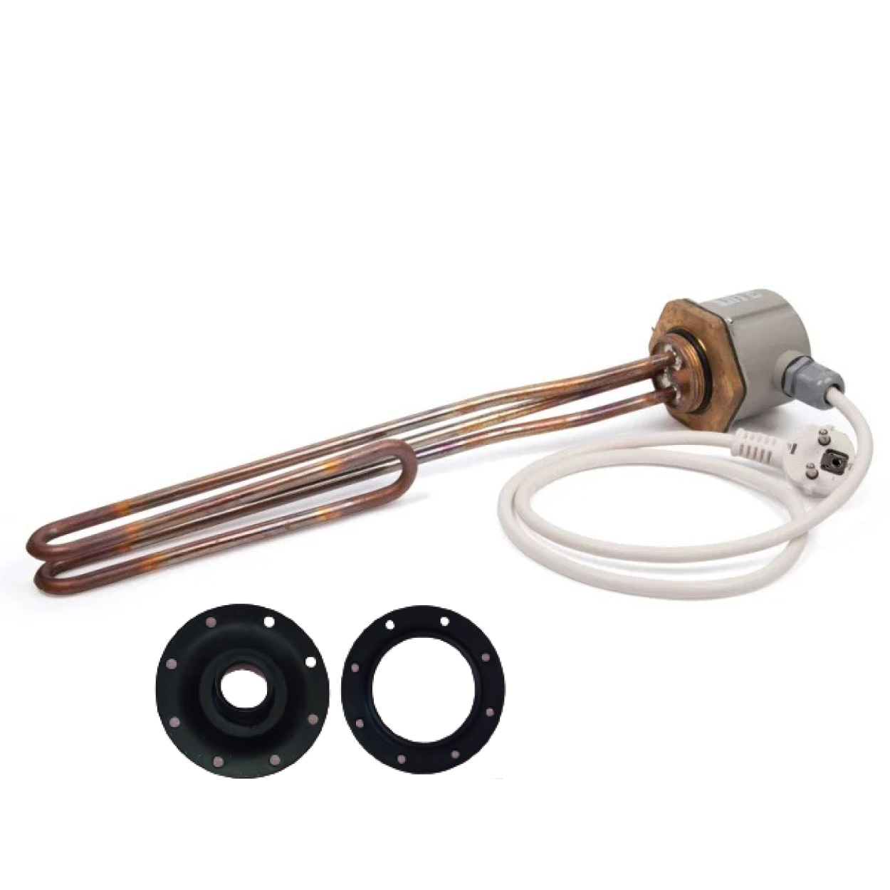 Rezistenta electrica 3 kw pentru boilere indirecte OPTIMA EV sau Tesy termostat integrat flansa si garnitura incluse